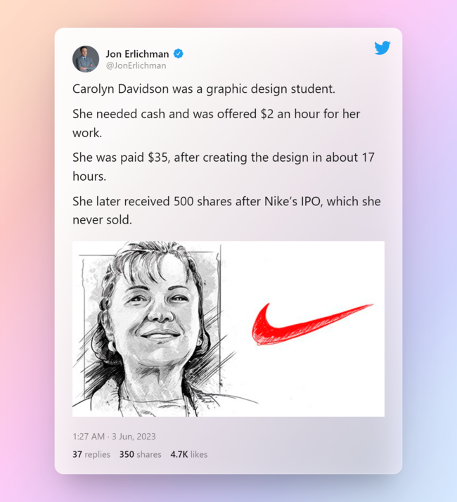 carolyn davidson nike