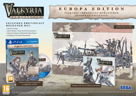 Valkyria Chronicles Remastered llegará a Europa en mayo con una edición exclusiva