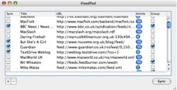 iFeedPod: Tus feeds RSS, sincronizados en tu iPod