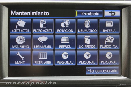 Toyota RAV4 2013, mantenimiento