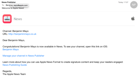 Apple empieza a aceptar los primeros contenidos para News