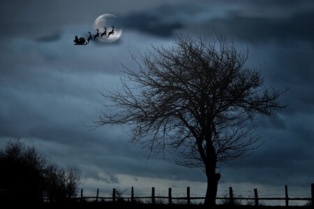 Santa Claus trineo