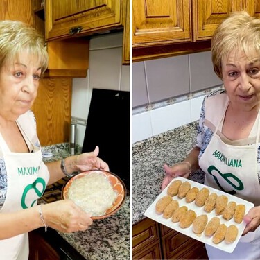 Conchita, abuela cocinera, confiesa su mejor receta de croquetas: "Son 3 cucharadas de harina por media de leche" 
