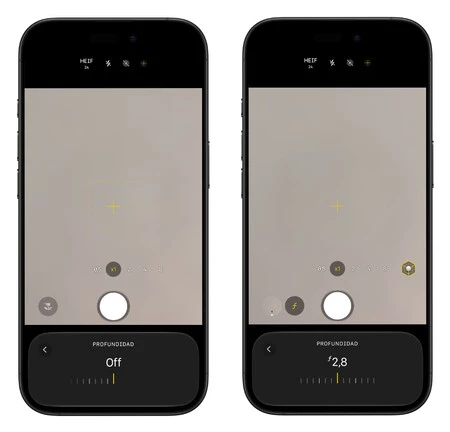 Control de profundidad en iOS 27