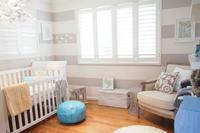 Habitaciones de bebé en gris 