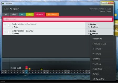 Task.Show, excelente gestor de tareas con interfaz inspirada en Metro
