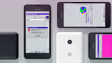 Una pesadilla para diseñadores, el concepto que imagina Windows 95 como un sistema operativo móvil