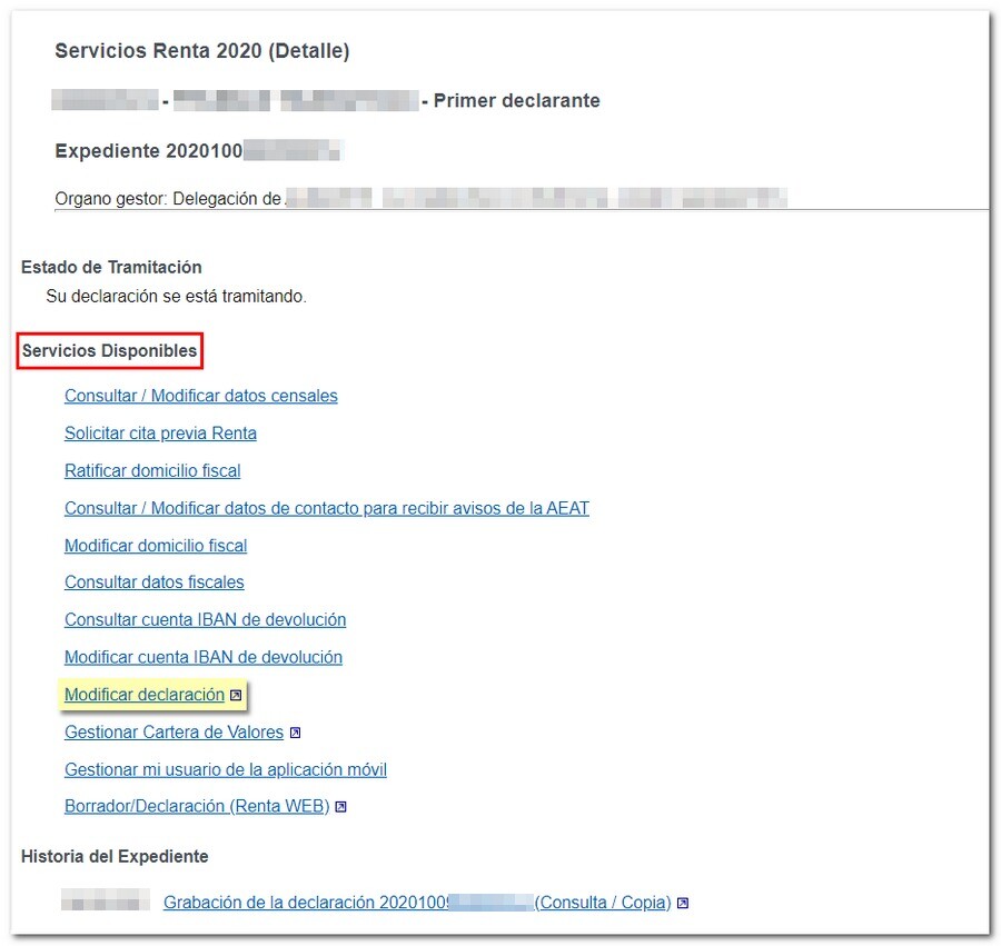 Así puedes modificar la declaración de la Renta 2020 si ya la has ...