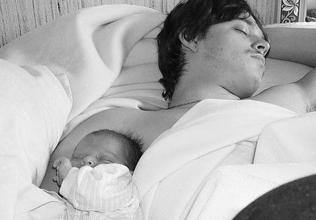 Emotivas imágenes de padres e hijos
