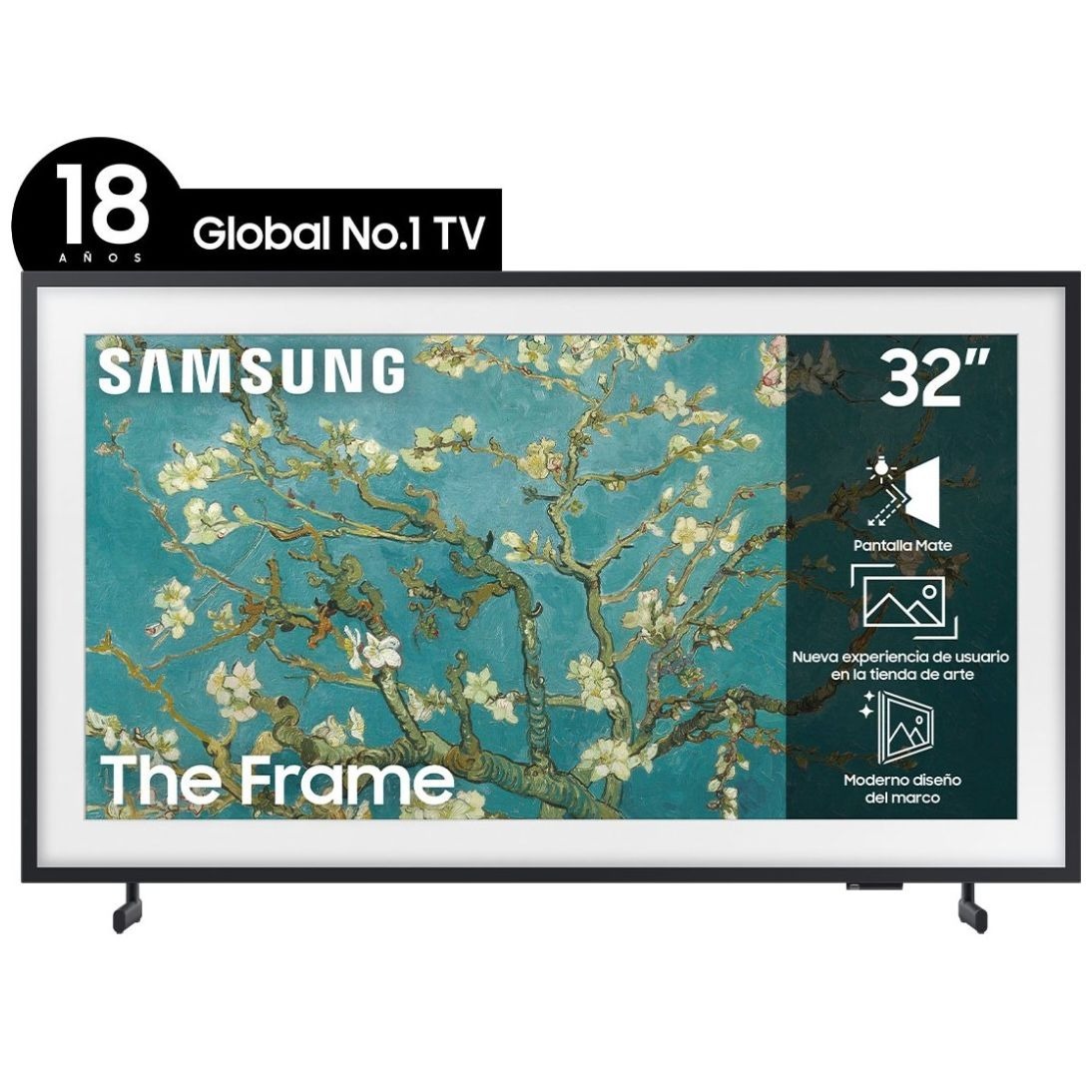 Pantalla Samsung QLED Smart TV 32 pulgadas The Frame