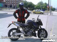 La primera vez de Morrillu en un "viaje"