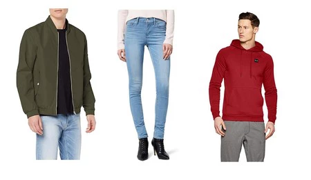 Chollos en tallas sueltas de pantalones, chaquetas y sudaderas deportivos de marcas como The North Face, Levi's o Pepe Jeans en Amazon