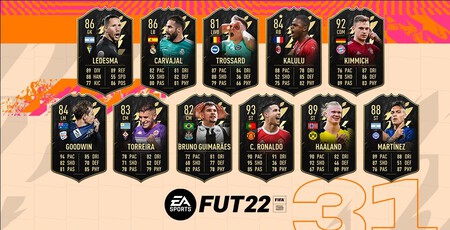 FIFA 22. TOTW: Equipo de la Semana 31, del 20 al 27 de abril de 2022