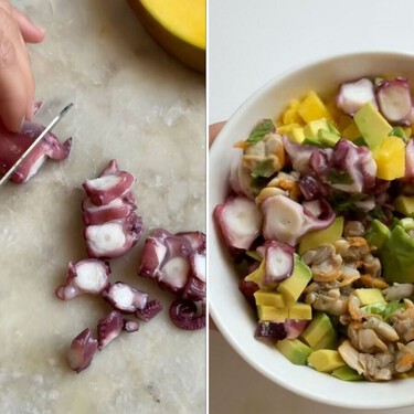 La ensalada proteica con aguacate y pulpo recomendada por una nutricionista para comer rico y saludable 