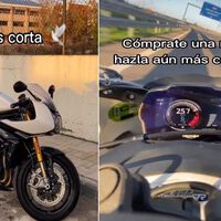 A 257 km/h por la M-45 en una Triumph Speed Triple 1200 RR. Lo sube a las redes sociales y le pilla la Guardia Civil