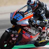 Marcel Schrotter hace en su última vuelta el mejor tiempo de la FP2 del GP de las Américas en Moto2