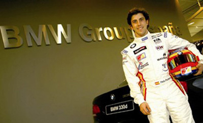 Félix Porteiro con BMW en el WTCC en 2008