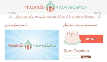 Mamamonedero: una web que te ayuda a recaudar el dinero de los cumples del cole