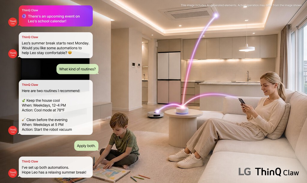 LG quiere que puedas chatear con tus electrodomésticos gracias a la IA: te recomendarán recetas, acciones y te darán consejos