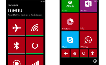 Status Tiles, accesos directos para activar o desactivar conectividad Wi-Fi, Bluetooth y más