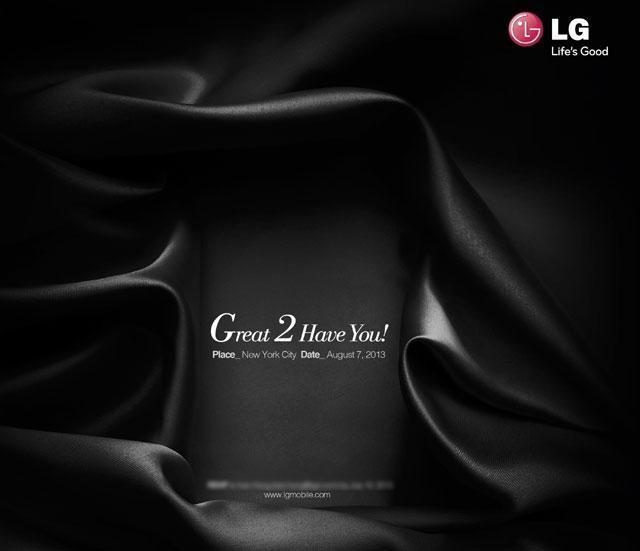 LG G2 Save the date