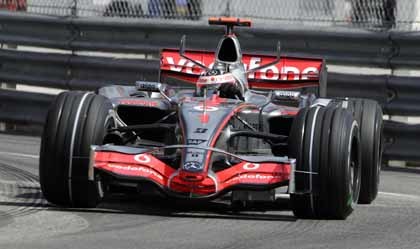 Exhibición de Alonso y McLaren en Mónaco