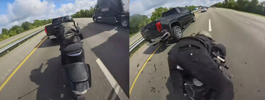 Se estrella a 225 km/h contra una pick-up: el vídeo que explica por qué no hacer el tonto con la moto en carretera