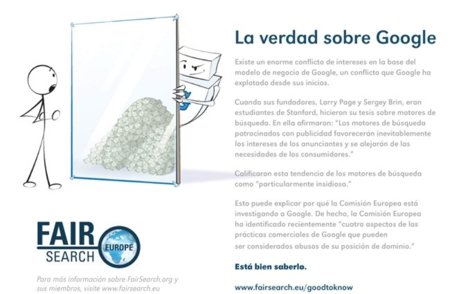 El lobby de las "búsquedas justas" acentúa la ofensiva contra Google