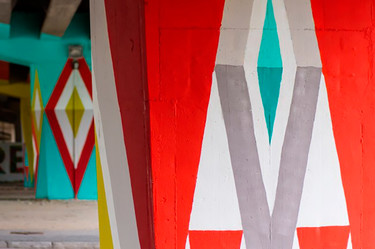 Espectacular centro cultural al aire libre en Madrid diseñado por Boa Mistura