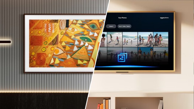 teles Samsung y Amazon