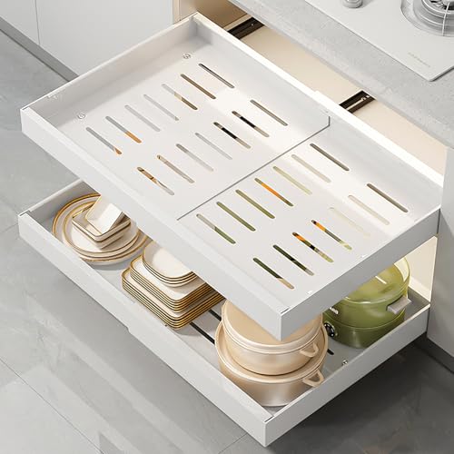 Wiseten Cajón Telescópico Blanco