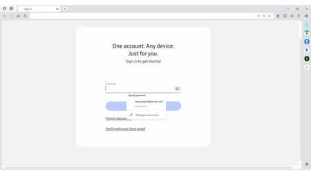 Samsung Browser Windows Pass