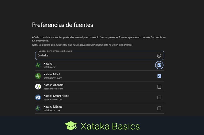 Fuentes Google