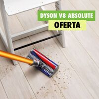 MediaMarkt rebaja el aspirador sin cables Dyson V8 Absolute, con cepillo motorizado y 40 minutos de autonomía, a 319 euros con envío gratis
