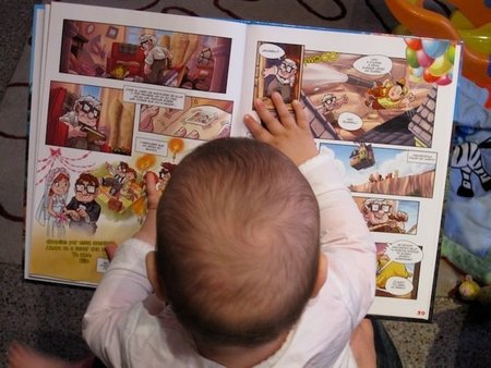Dejar los libros al alcance de los niños