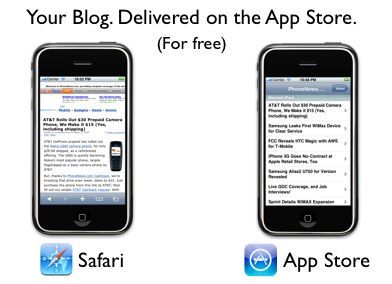 Tu blog en la App Store