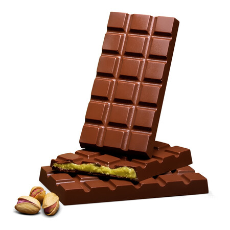 Tableta De Chocolate Premium Con Leche Rellena