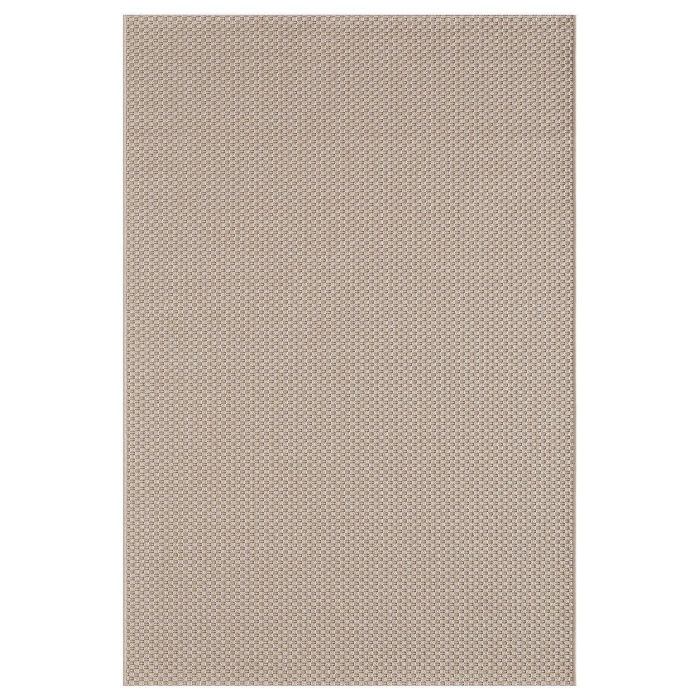 MORUM - Alfombra para interior y exterior, beige, 120x180 cm