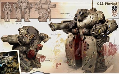 'Gears of War 3', más imágenes del Robot revienta Locust, armas nuevas y personajes