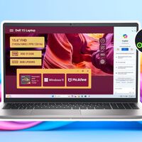 Laptop barata Dell con 512 GB de memoria y Windows 11. Tiene HDMI para conectarla a la tele 