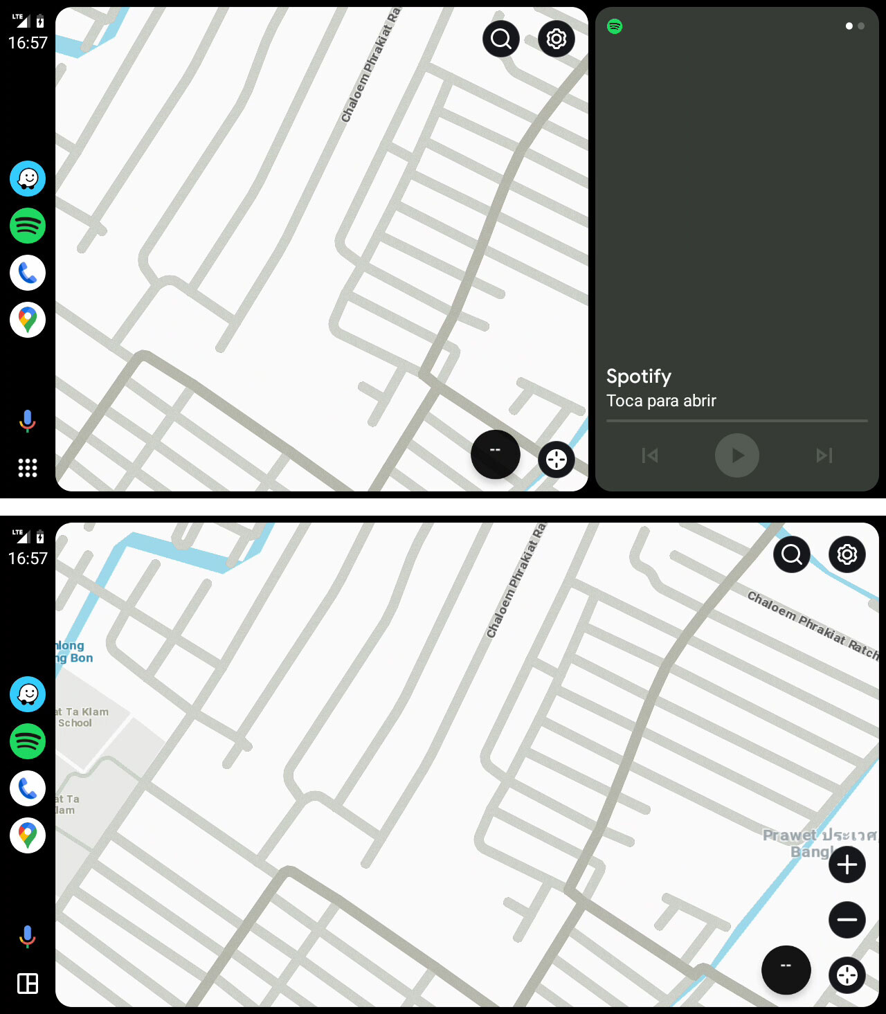 Waze en Android Auto con Coolwalk, así se ve la nueva interfaz en el coche