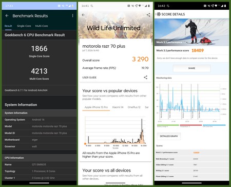 Razr 70 Plus Benchmarks
