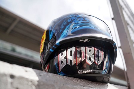 'Bad Boy' es el casco de Jorge Lorenzo para el GP de Catalunya, y vuelve a esconder un mensaje motivador