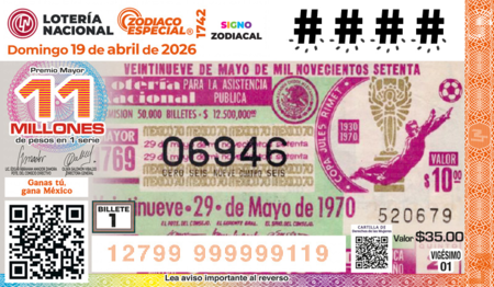 Sorteo Zodiaco Especial 19 Abril