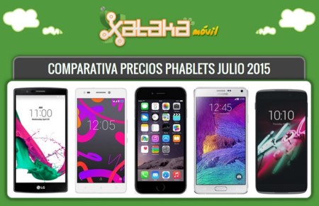 ¿Buscas smartphone de gran pantalla? estos son sus precios libres y con operadoras