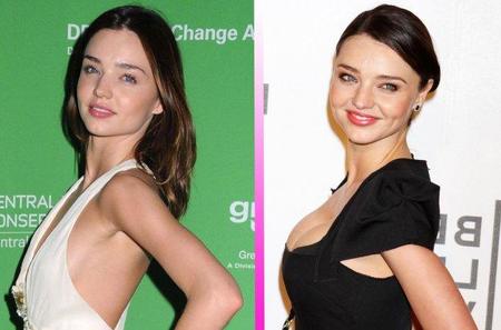 Miranda Kerr, eso que tienes ahora sí que son un buen par de pechos y no lo que tenías antes