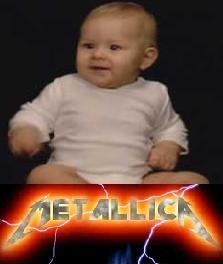 Metallica, posible nombre de bebé en honor al grupo heavy metal