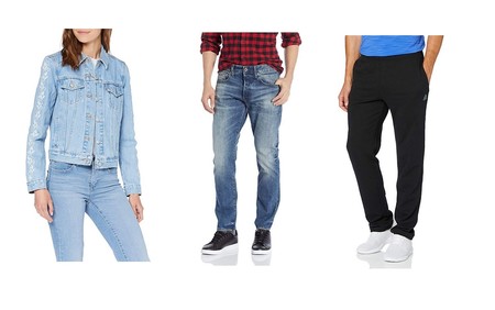 Chollos en tallas sueltas de pantalones, camisetas y chaquetas de marcas como Levi's, Reebok, G-Star o Dickies en Amazon