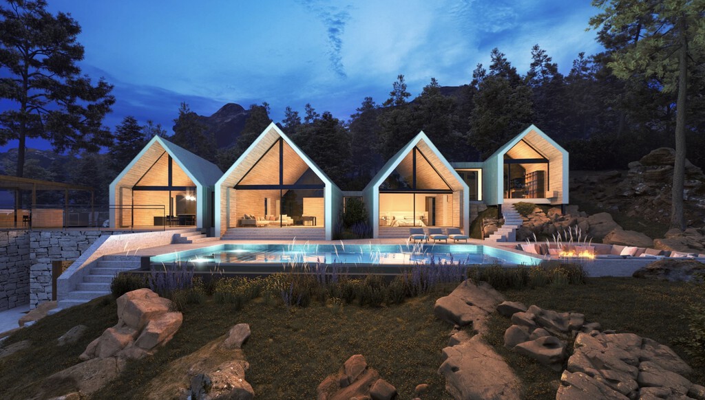 Con sello español, esta casa en Madrid se compone de módulos, es sostenible y además tiene el sello Passivhaus