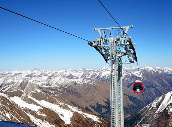 ¿Dónde está la estación de teleférico a mayor altitud? 